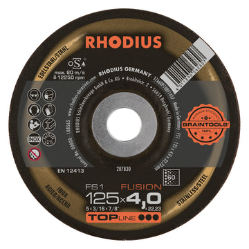 Rhodius afbraamschijven FS1 FUSION60 125 x 4.0 mm